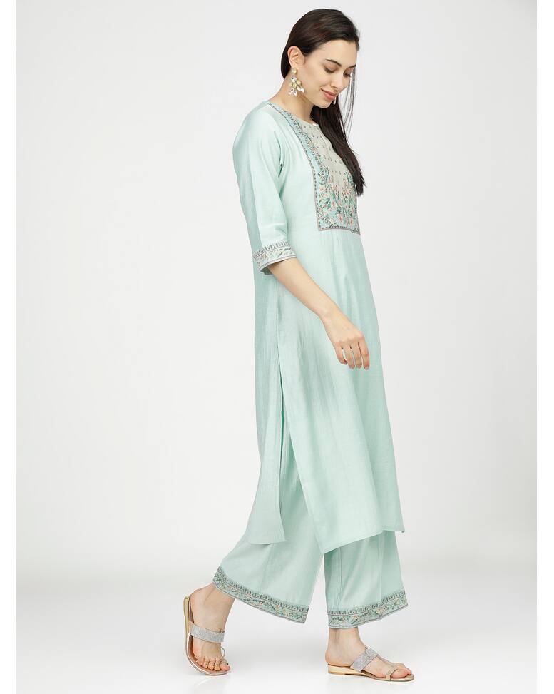 Blended Printed Palazzo SuitSet view 6