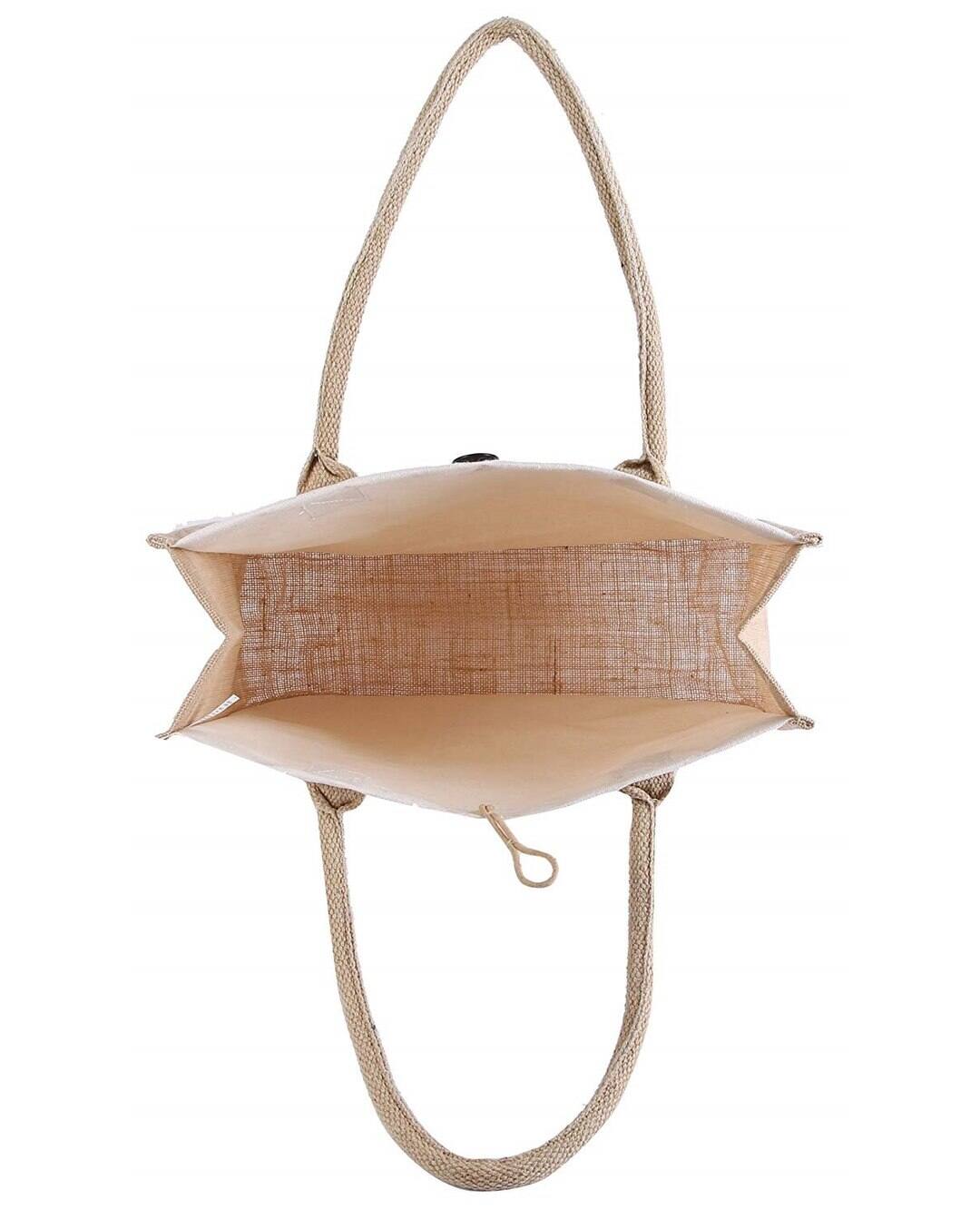 EARTHBAGS Jute Tote Bag