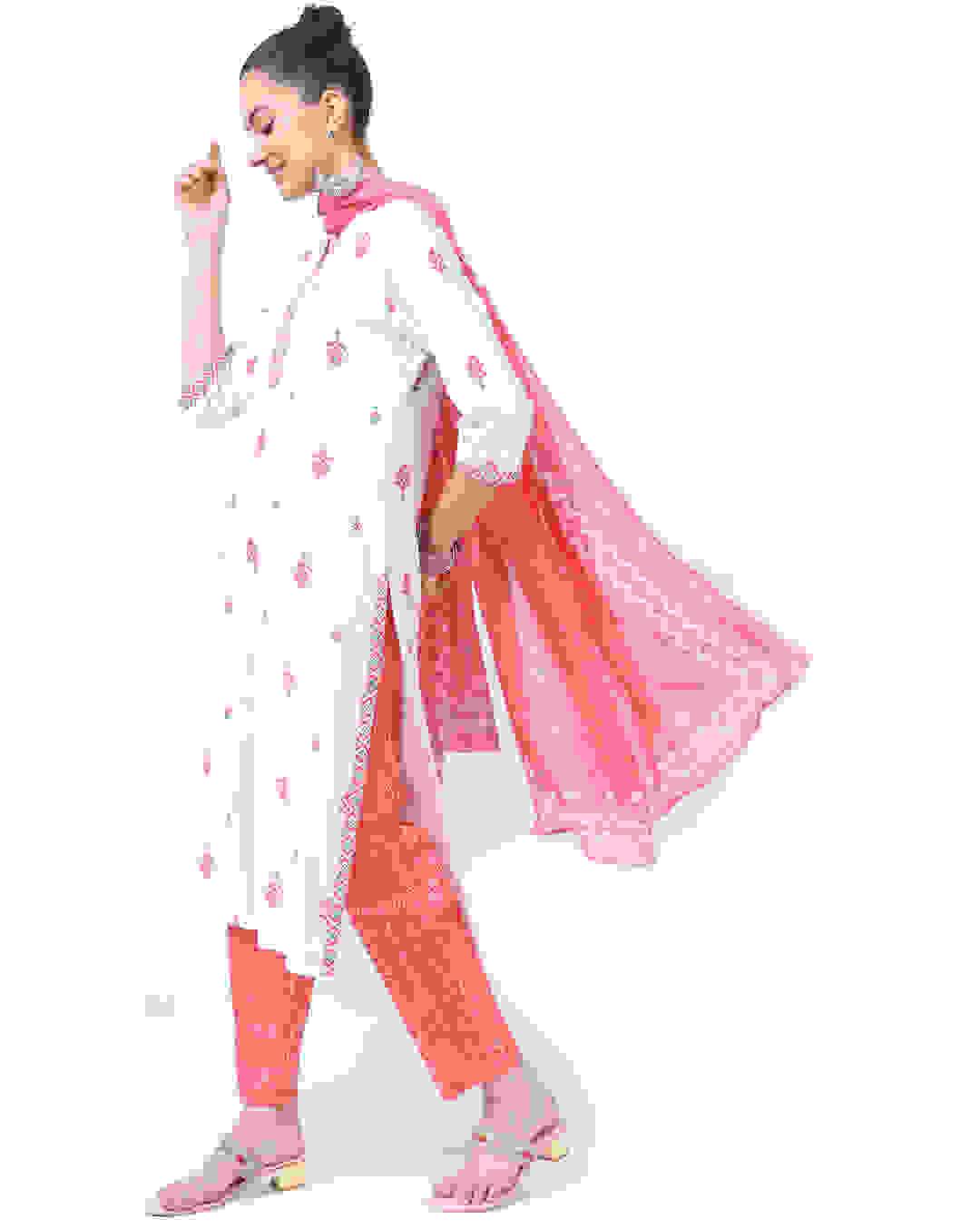Cotton Printed Ethnic Pants  SuitSet view 8