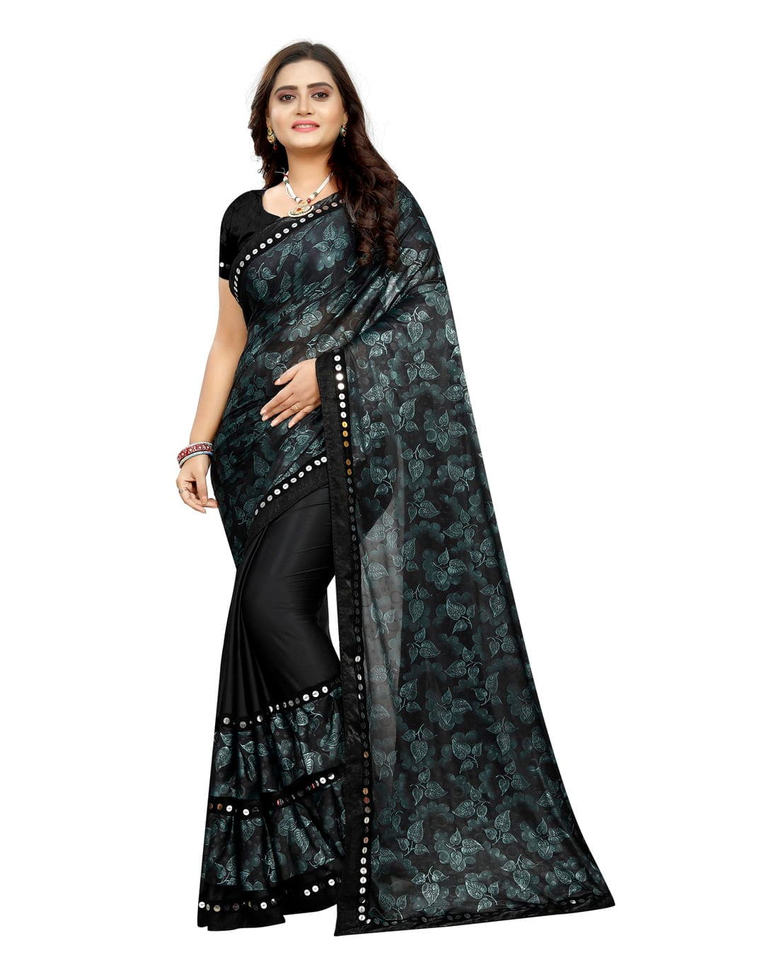 Blended Printed Regular Saree
