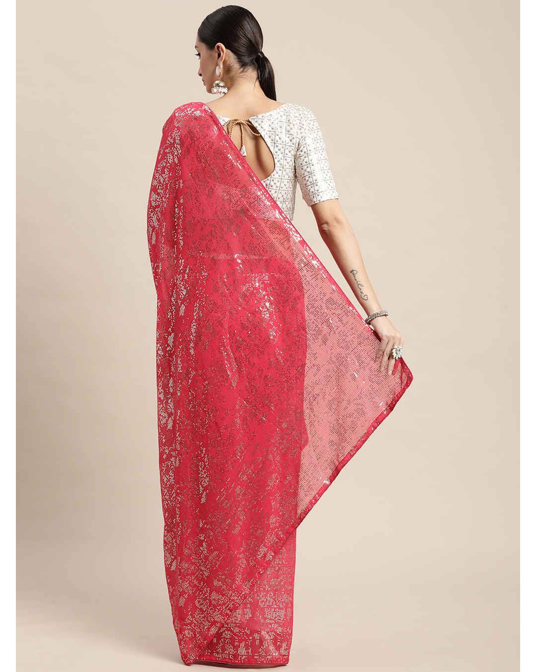 Georgette Printed Regular Saree view 2