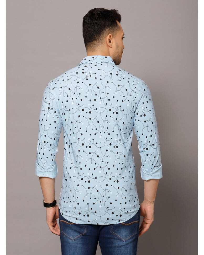 Cotton stretch Printed Casual Shirts view 5
