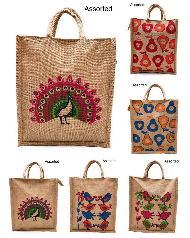 SNT NATIONAL Jute Tote Bag