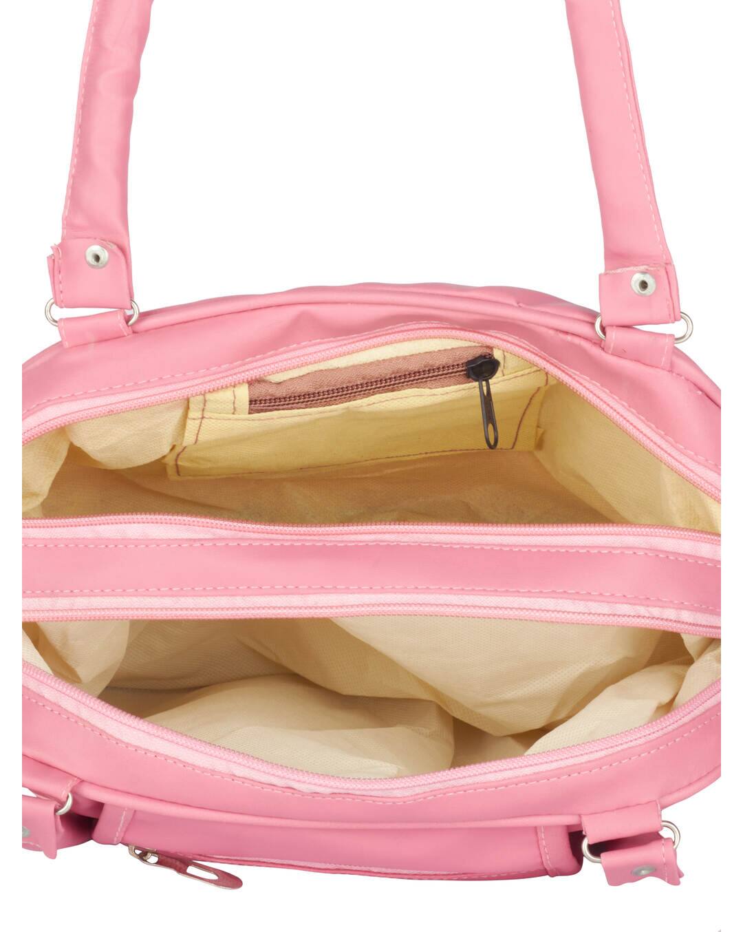 LA STILE Polyurethane (PU) Handbag