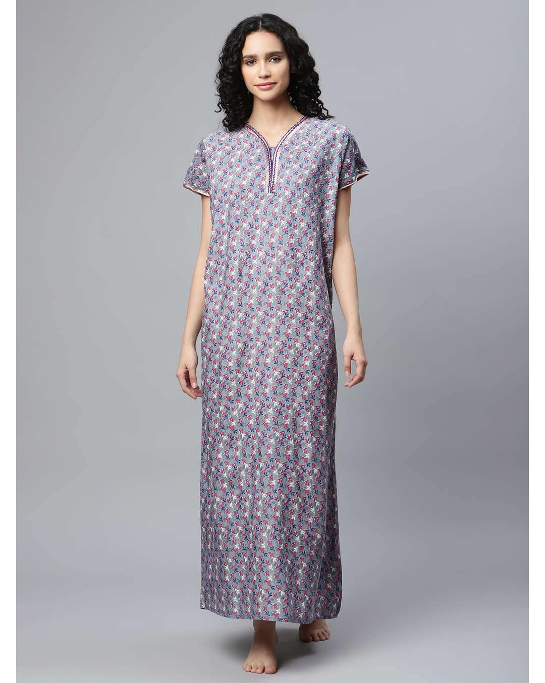 Cotton Long Nighti