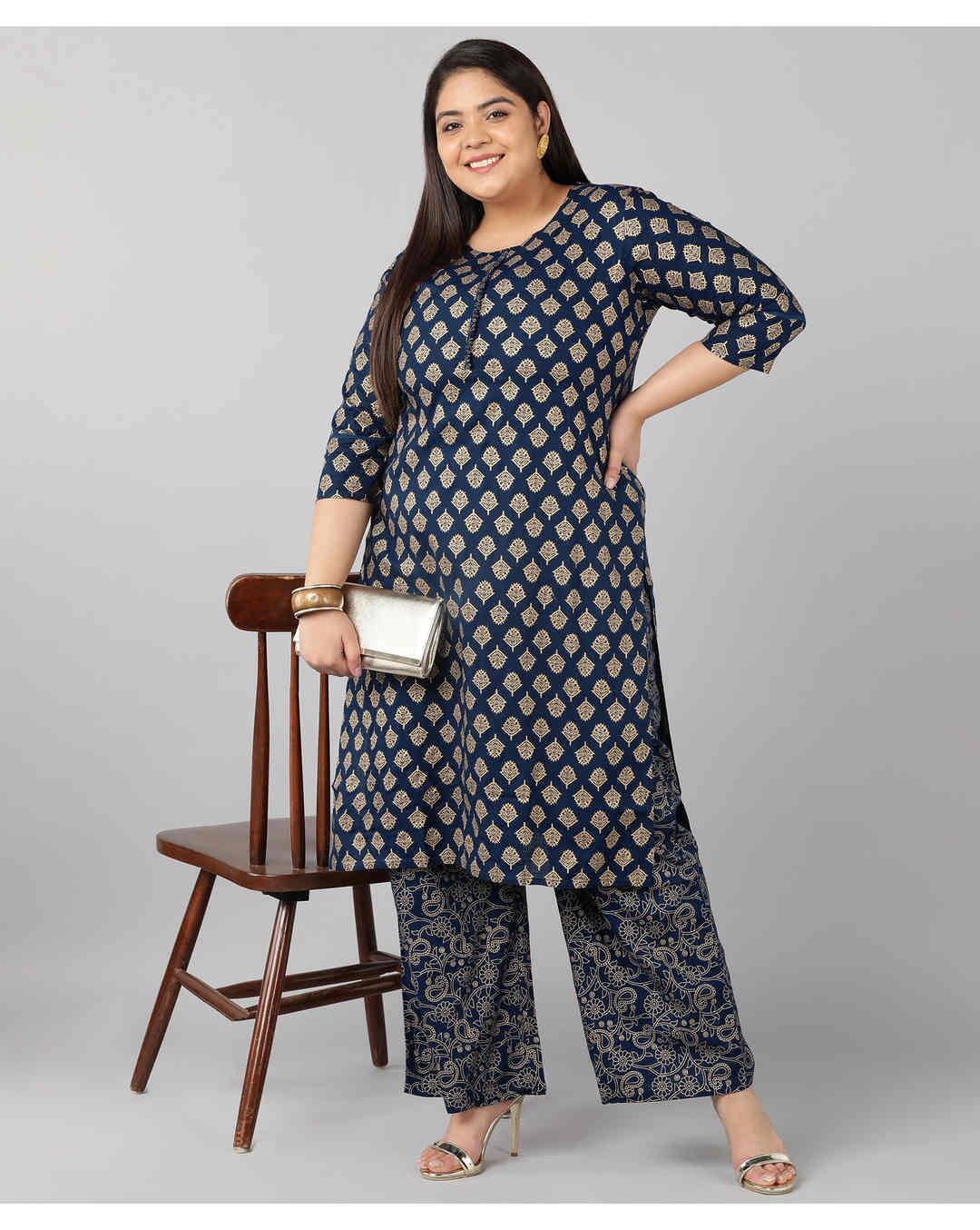 Rayon Printed Palazzo SuitSet view 4