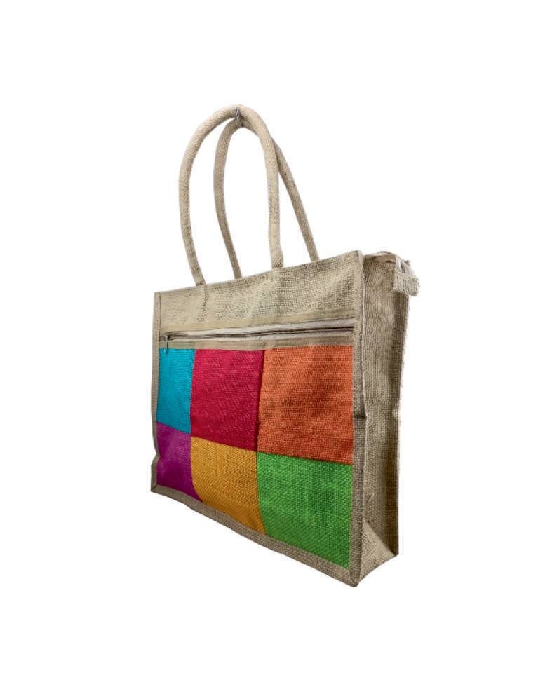 VELITE BAGS Jute Handbag