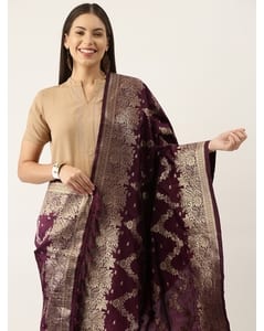 Banarasi Embellished Dupatta view 6