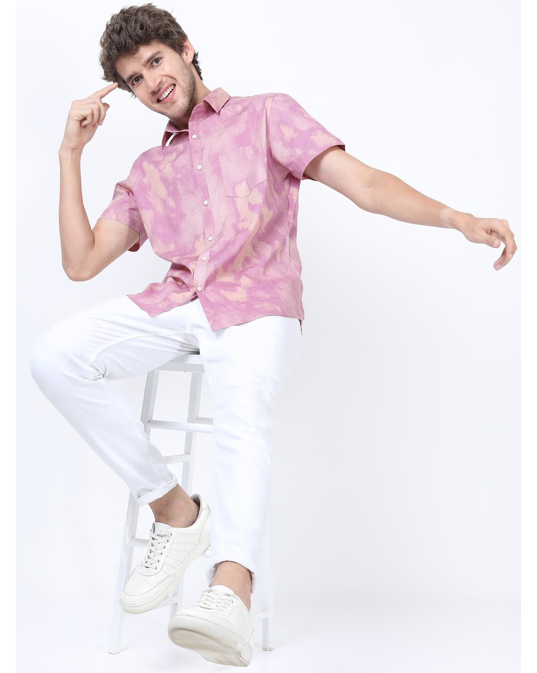 Cotton Tie & Dye Shirt view 7