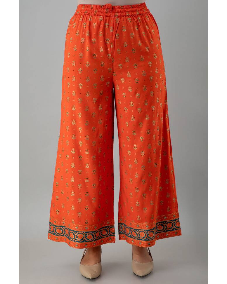 Rayon Embroidered  Palazzo SuitSet view 5