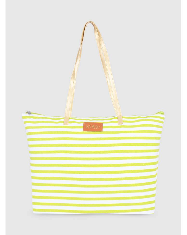 LA STILE Canvas Shoulder Bag
