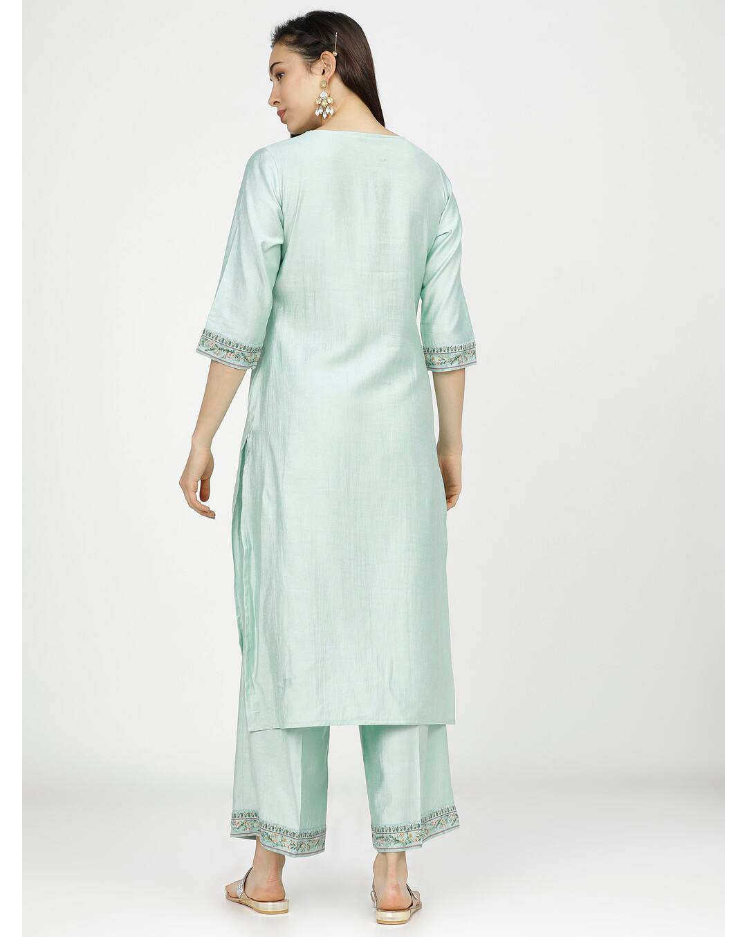 Blended Printed Palazzo SuitSet view 2