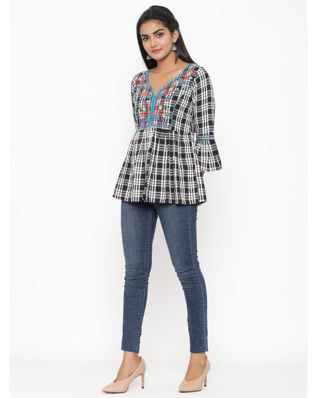 Cotton Embroidered Tunic view 7