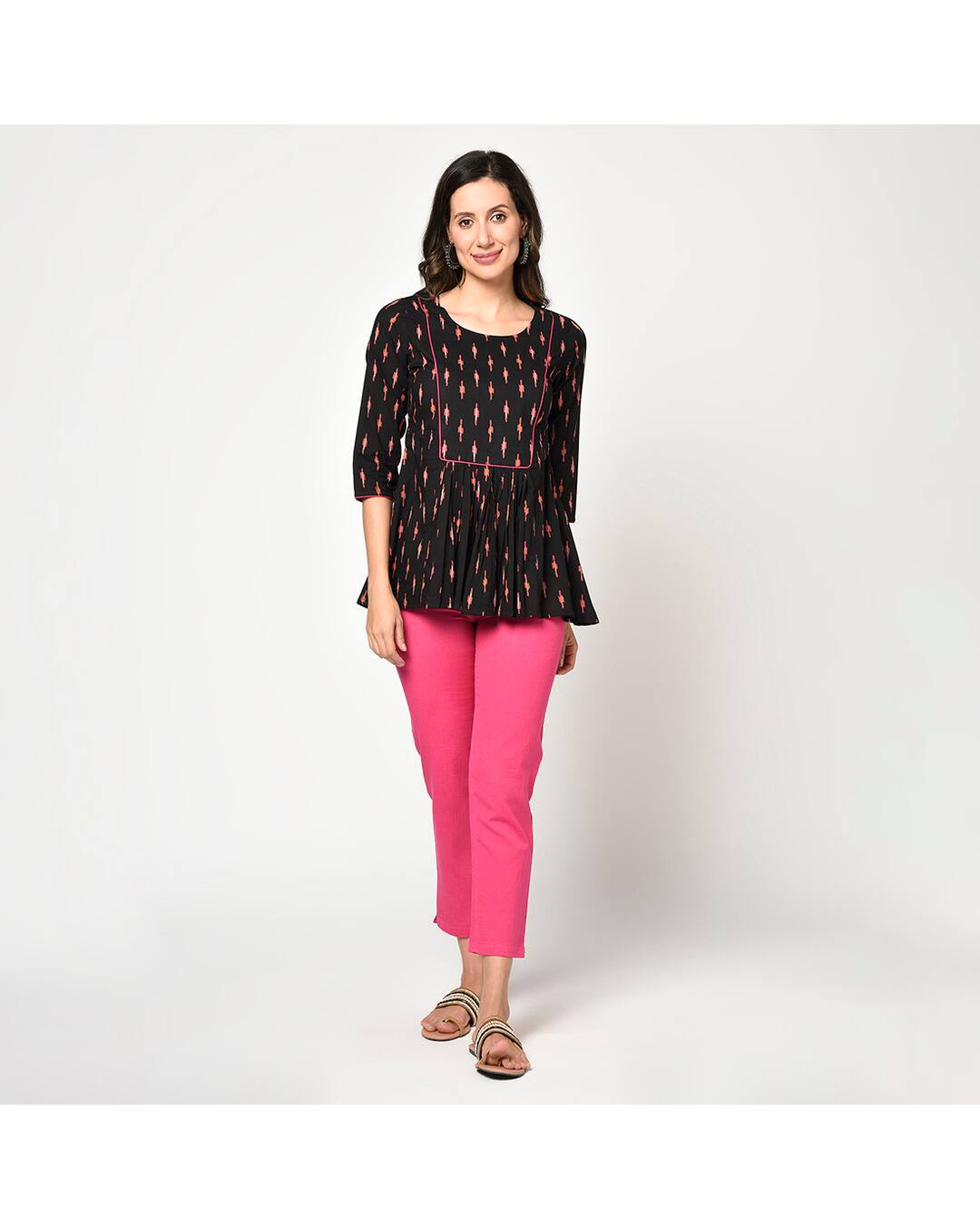 Cotton Printed Top view 6