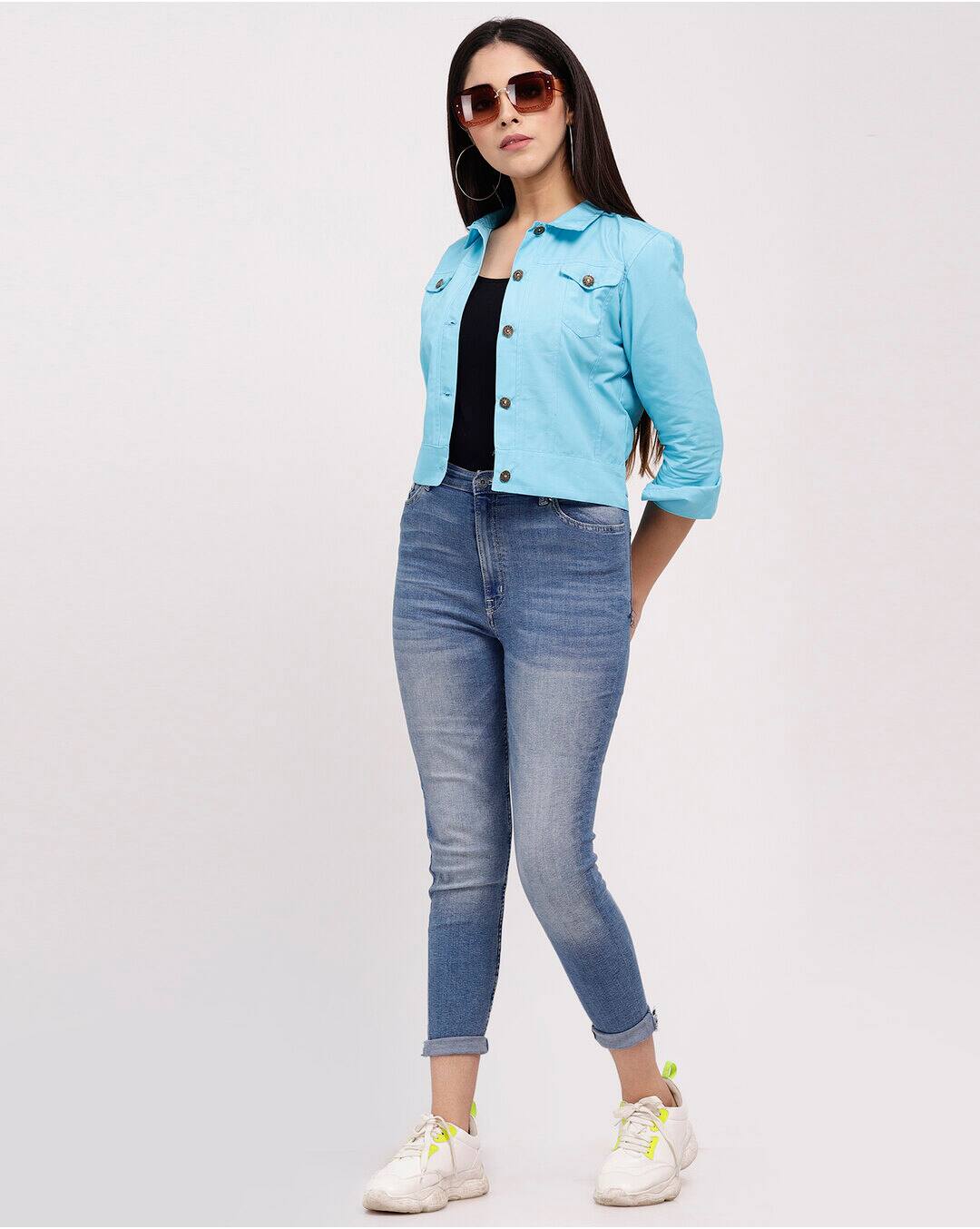 Cotton Solid Casual Jacket