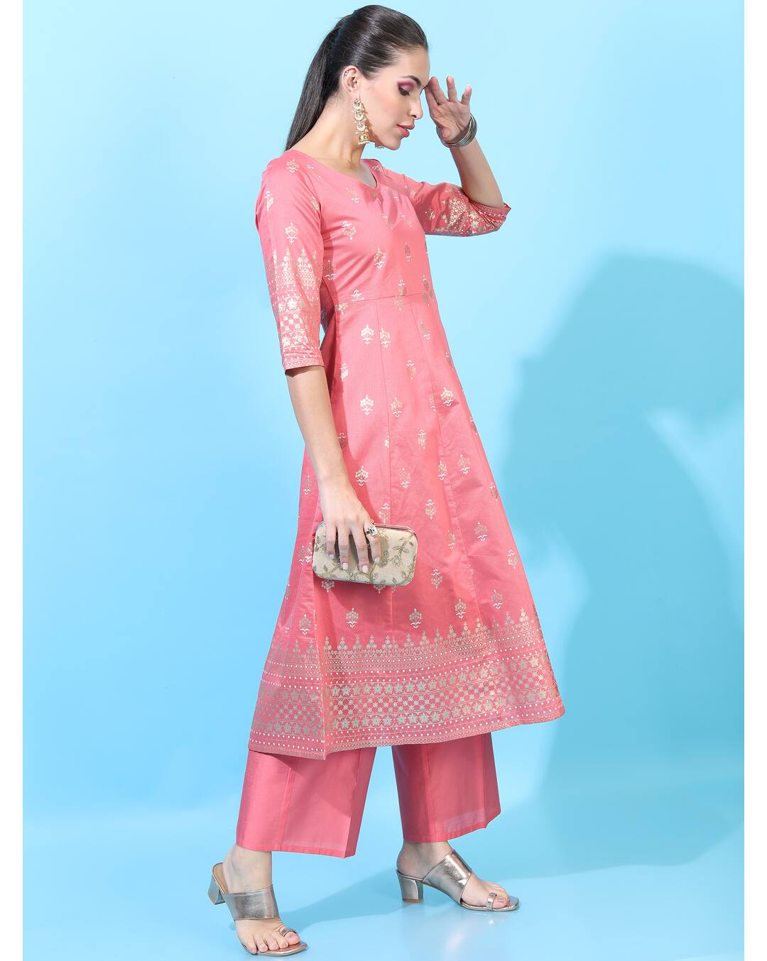 Viscose Printed  PalazzoSuitSet view 6