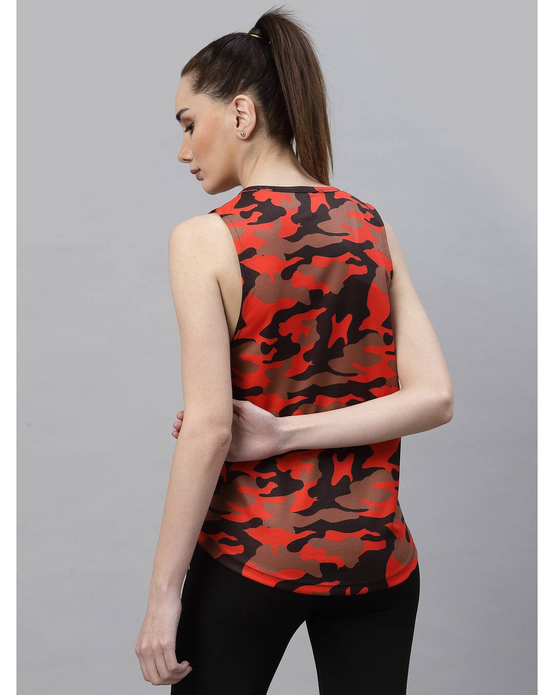 Polyester Printed Tank Top view 4