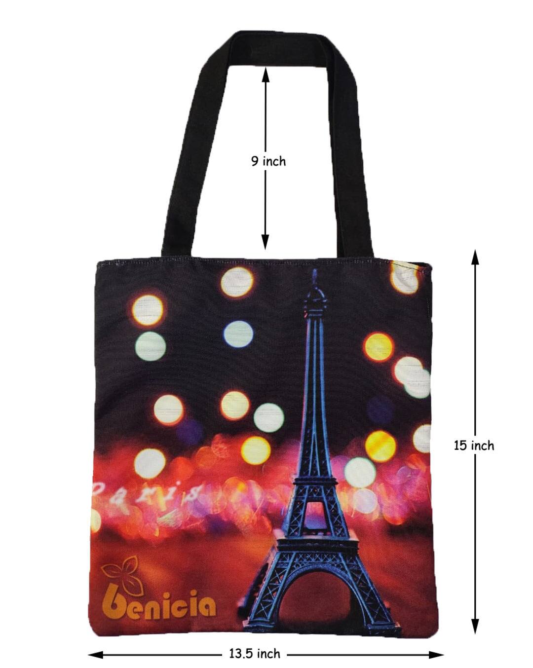 BENICIA Canvas Digital Print Tote Bag