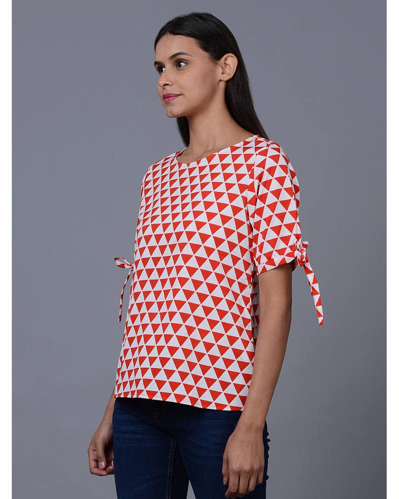 Polyester All over print Top view 8