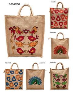 SNT NATIONAL Jute Tote Bag