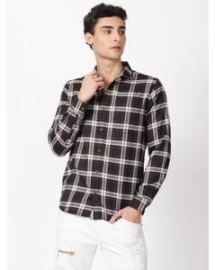 Polyester Checks Casual Shirts view 3