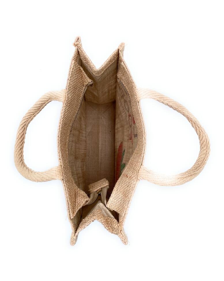 SNT NATIONAL Jute Tote Bag