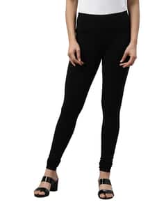 Blended Solid Chudidhar Leggings view 3