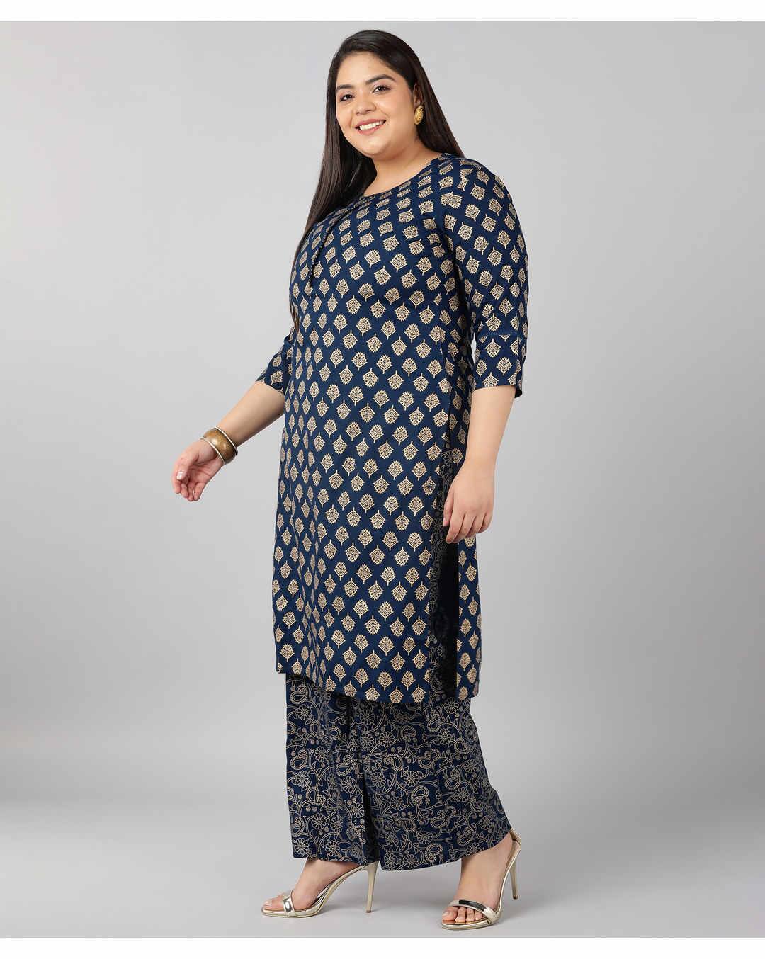 Rayon Printed Palazzo SuitSet view 3