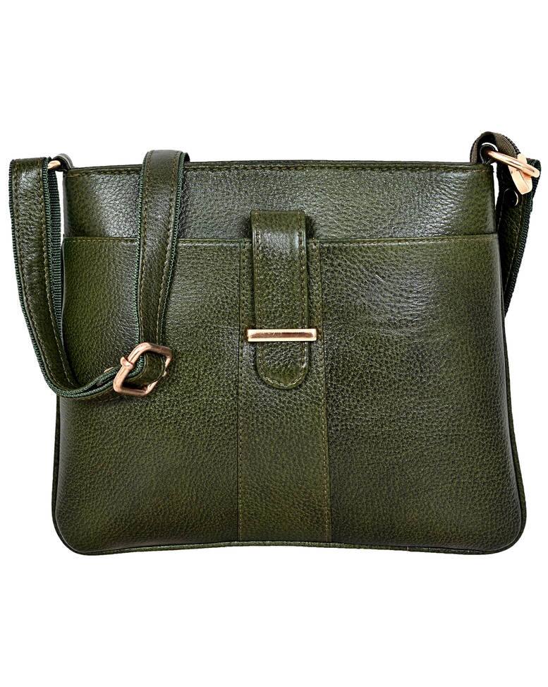 RED RIBBON Genuine Leather Sling Bag