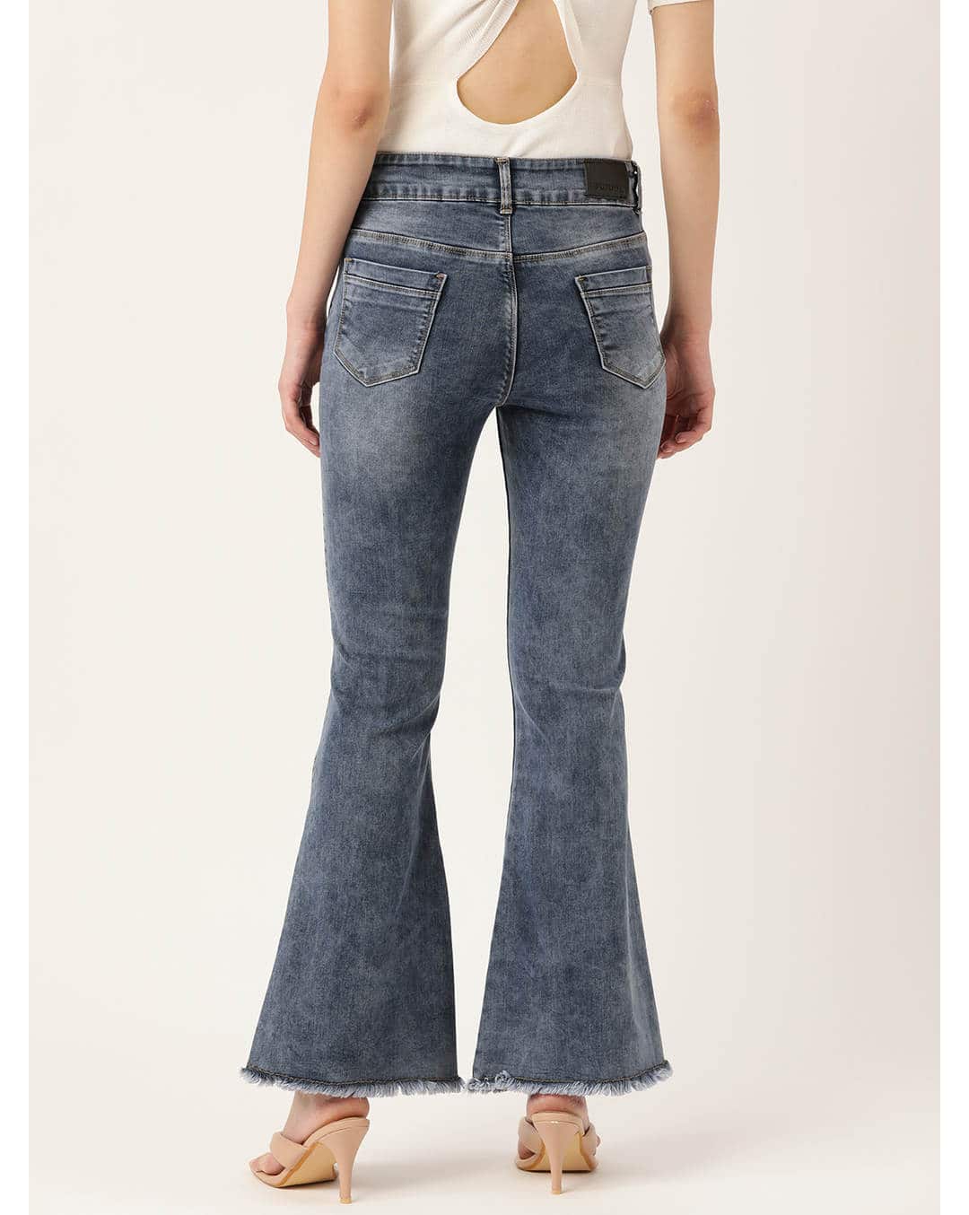 Cotton Bootcut Jeans view 4