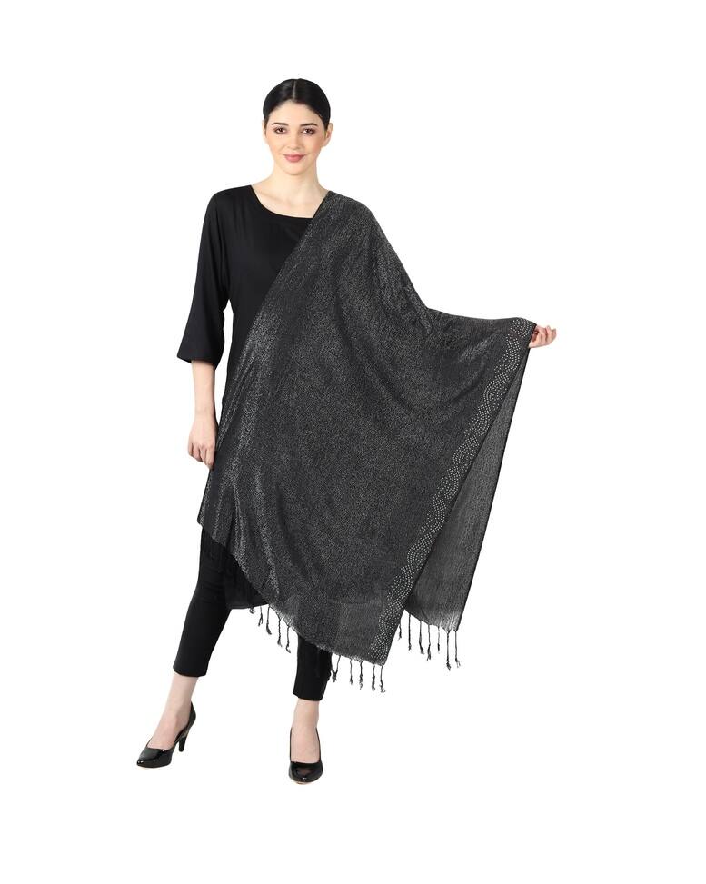 Viscose Embellished Stole