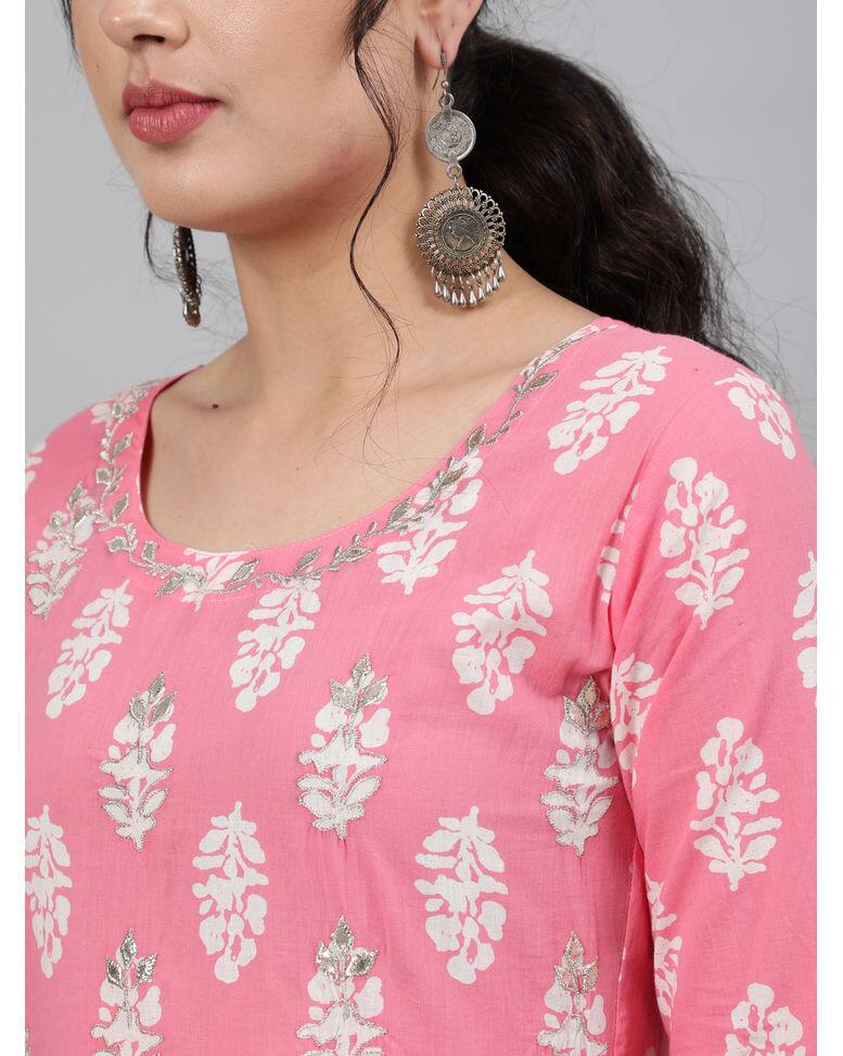 Cotton Printed Ethnic Pants SuitSet view 17