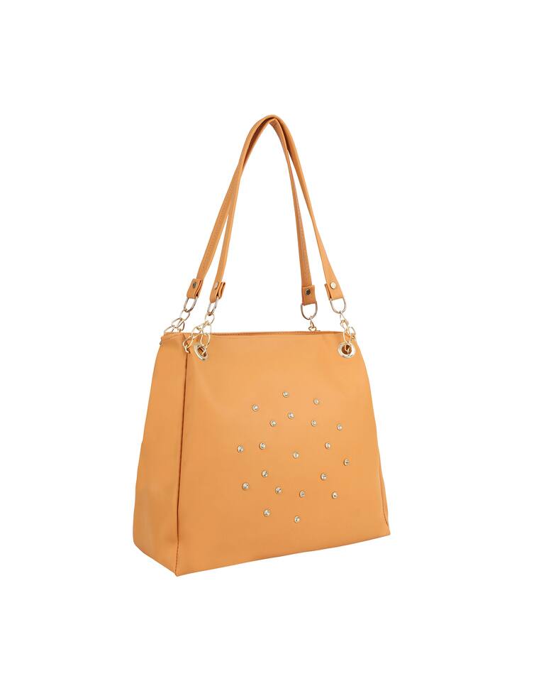 LA STILE Polyurethane (PU) Handbag