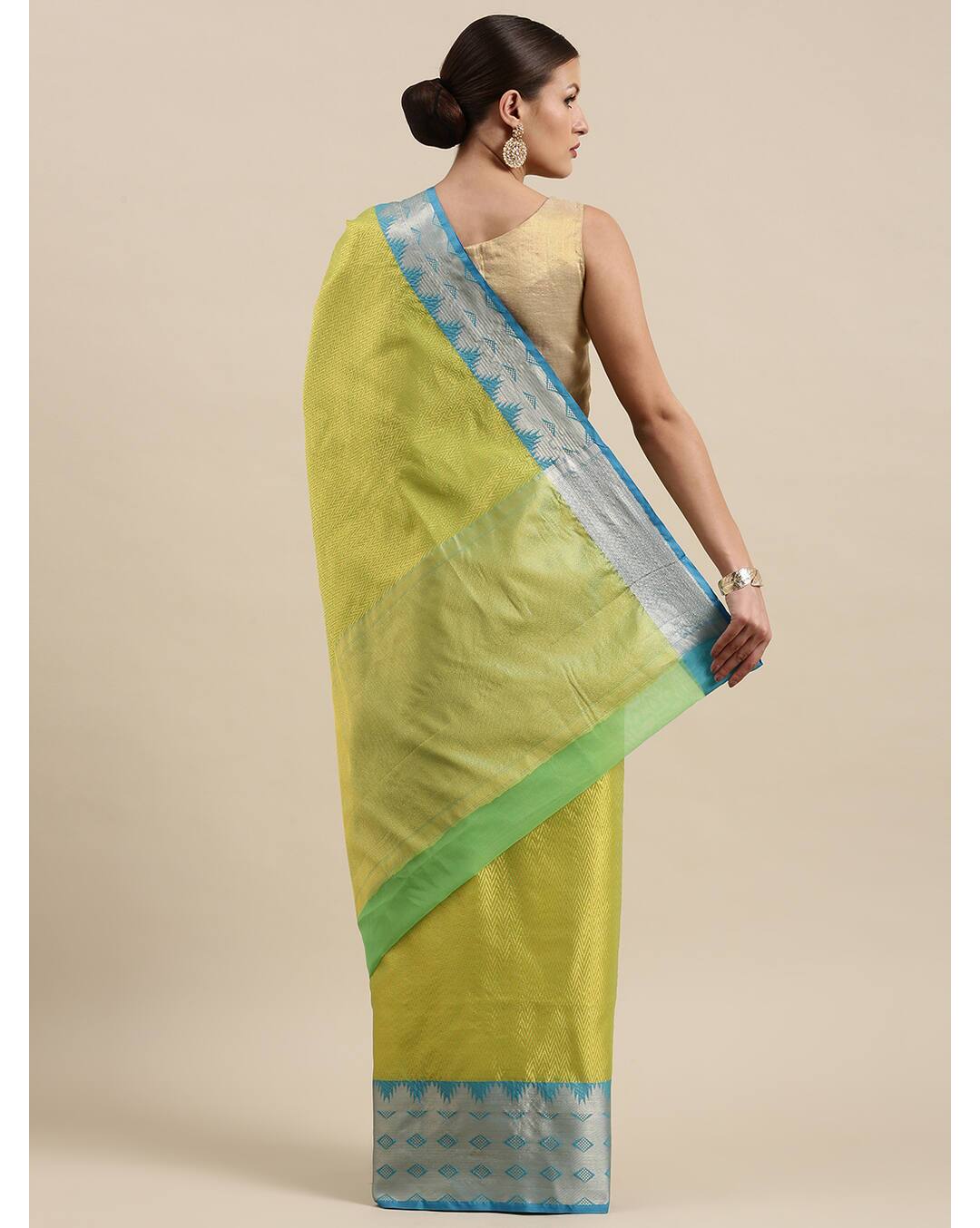 Art Silk Textured Banarasi Saree view 2