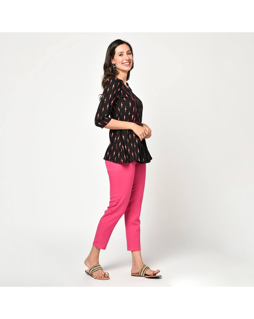 Cotton Printed Top view 4