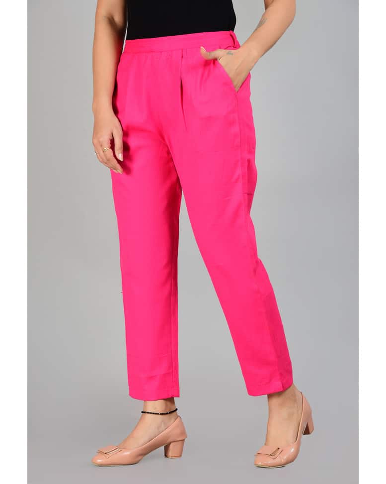 Cotton Relaxed Fit Trousers view 11