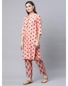 Rayon Printed Ethnic Pants  SuitSet view 6