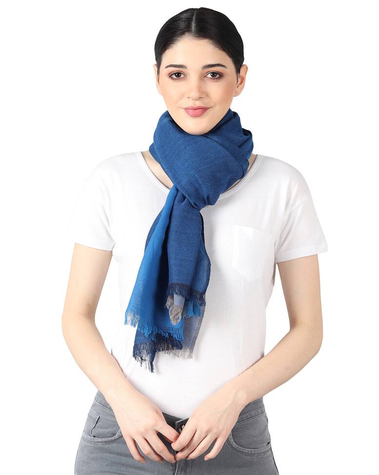 Viscose color-block Stole view 2