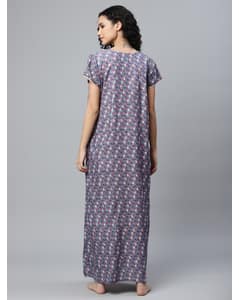 Cotton Long Nighti view 9