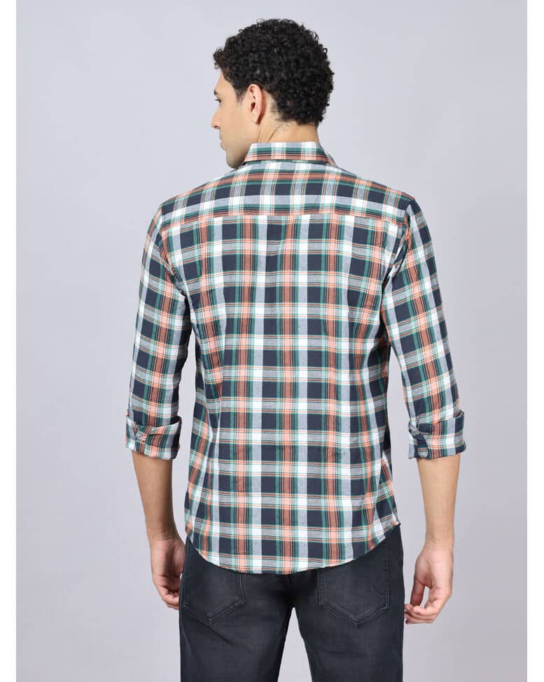 Blended Checks Casual Shirts view 8