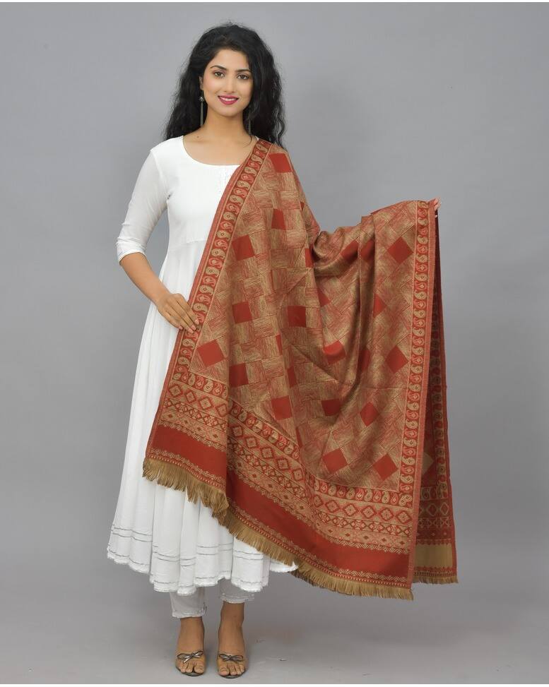 Wool Printed Shawl