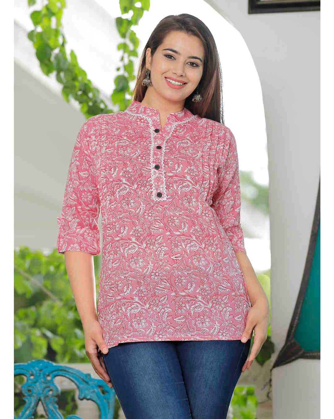 Rayon Floral Tunic