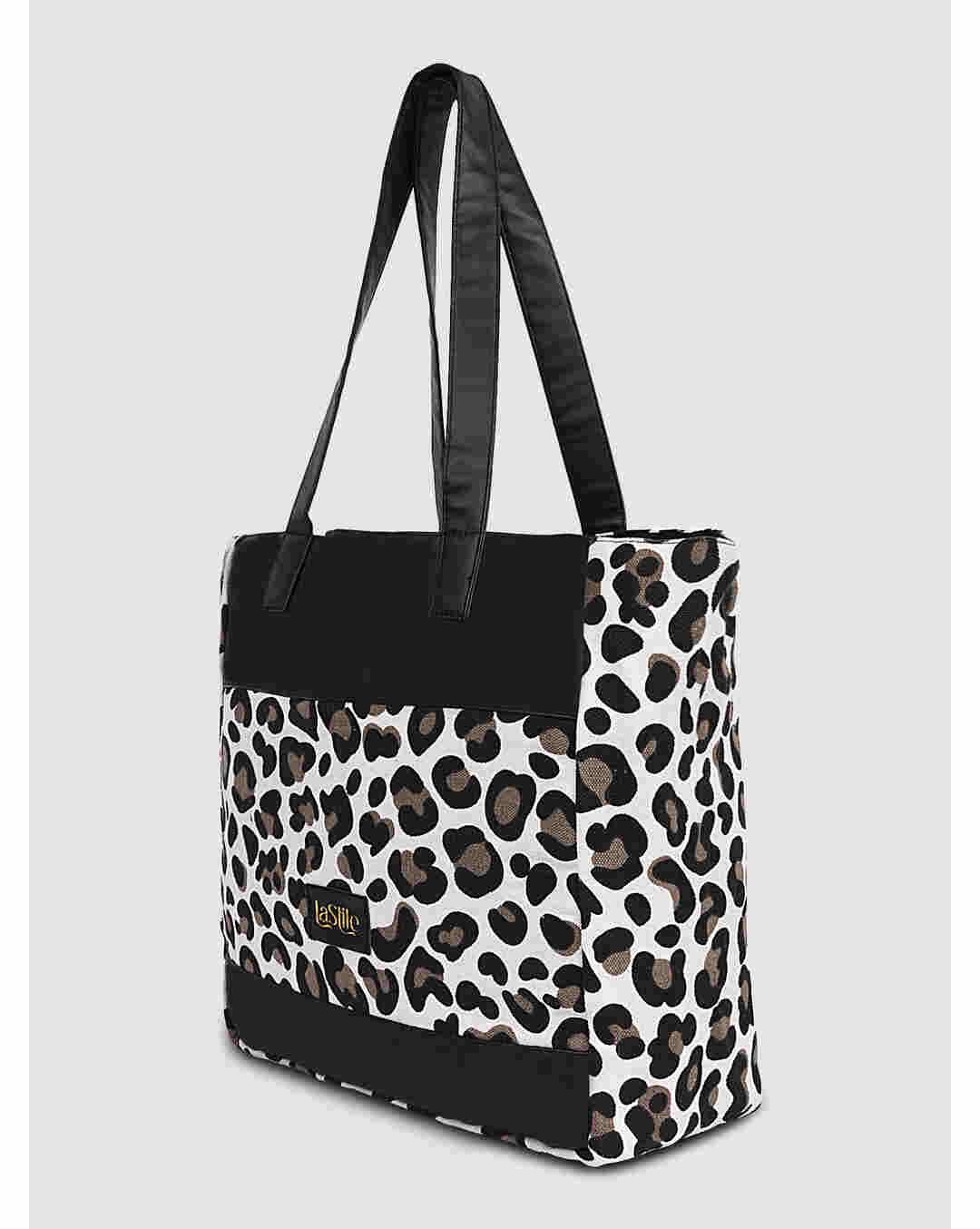LA STILE Canvas Shoulder Bag