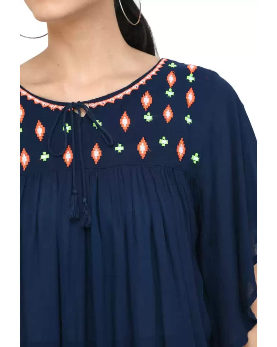 Rayon Printed Top view 4