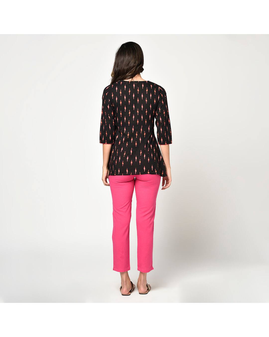 Cotton Printed Top view 3