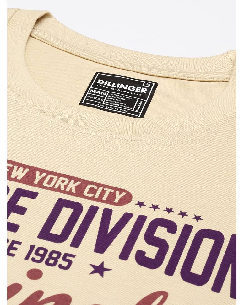 Cotton Typographic Tailored Fit Round Tshirts view 11