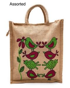 SNT NATIONAL Jute Tote Bag