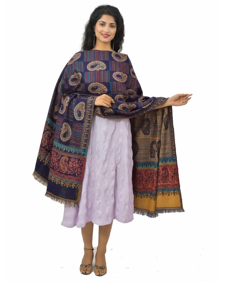 Wool Printed Shawl view 4