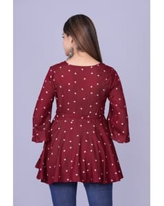 Rayon Printed Top view 6