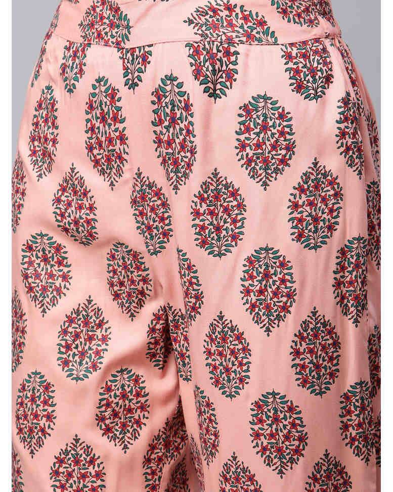Rayon Printed Ethnic Pants  SuitSet view 17